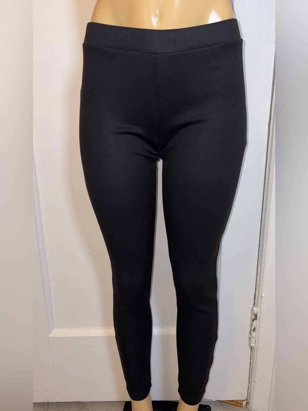 Express Black High-Waist Ponte Leggings